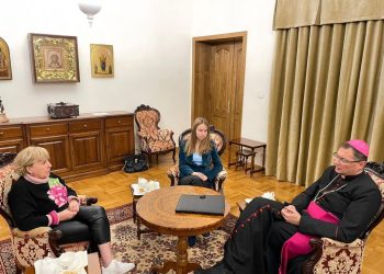 გიული ალასანია და ლიზა იასკო შეხვდნენ ვატიკანის ელჩს უკრაინაში