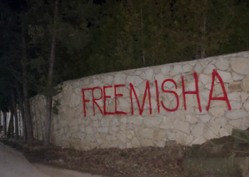 freemisha – ბიძინა ივანიშვილის სახლის გალავანზე უცნობმა პირებმა წარწერები დატოვეს