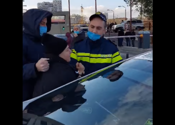 „სიტყვები ვერ მოვძებნე, რა შეიძლება დავწერო“ – პოლიციამ მოხუცი ქალი დააკავა (ვიდეო)