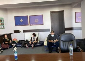 საკრებულოში მოშიმშილეები ცუდად არიან, სასწრაფოს გამოძახება დამჭირდა – ანი წითლიძე