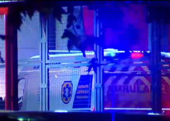 გლდანის ციხესთან კატასტროფის ბრიგადა გამოჩნდა