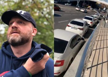 ზურა ჯაფარიძე: სებ-თან აქცია-პერფორმანსზე 2 დემონსტრანტი ვართ, მთელი ეზო პოლიციით არის სავსე