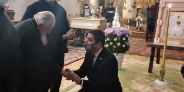 შალვა პაპუაშვილი საპატრიარქოში ილია მეორეს შეხვდა (ფოტო)