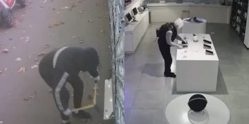 დააკავეს 21 წლის ბიჭი, რომელმაც ტექნიკის მაღაზიიდან 17 000 ლარის მობილური ტელეფონები მოიპარა