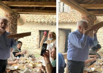 „მასპინძელმა სიტყვა გატეხა, ფოტო არ უნდა გადაეღო“ – ამირან გამყრელიძე ველისციხეში გამართულ სუფრაზე