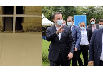 სკოლაში, რომლის აშენებაც 7 მილიონი დაჯდა და საზეიმოდ გახსნეს, წყალი ჩადის – “პატარა კაცი აღმოჩნდა თალაკვაძე” – ვიდეო