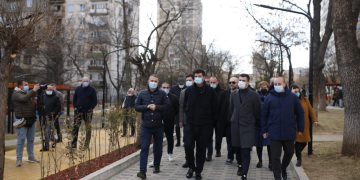 გლდანის რაიონში ე.წ. ბროწეულის სკვერი რეაბილიტირდა