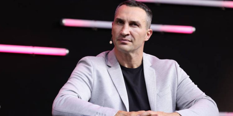 COLOGNE, GERMANY - SEPTEMBER 07: Wladimir Klitschko attends a paneltalk at the Digital X event on September 07, 2021 in Cologne, Germany. More than 200 national and international top speakers - experts, visionaries, politicians, entrepreneurs, opinion leaders and critical voices - take part to discuss in two days of a full digitisation programme. (Photo by Andreas Rentz/Getty Images)