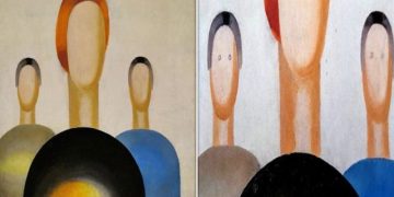 740 000 ფუნტის ღირებულების ნახატს 60 წლის დაცვამ თვალები აკლიაო და მიახატა..