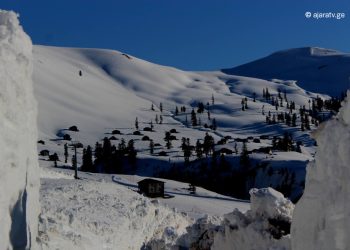 გოდერძის უღელტეხილზე ზამთრის სეზონი ჩავარდა – „აჭარა ტური”