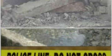 მიწისძვრის შედეგად დმანისის სოფელ შახმარლოში სახლის კედელი ჩამოინგრა