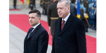 ერდოღანი უკრაინაში ჩავიდა