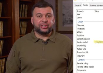 დონბასელმა სეპარატისტებმა ევაკუაციის გამოცხადების შესახებ ვიდეო ორი დღით ადრე ჩაწერეს