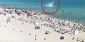 მაიამის სანაპიროსთან ვერტმფრენი ჩამოვარდა