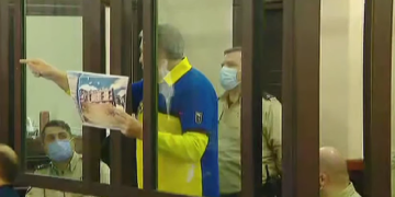 ხმაური და სიტყვიერი დაპირისპირება მიხეილ სააკაშვილის პროცესზე