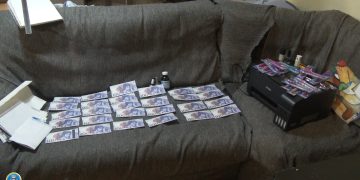 ყალბი ფულის დამზადება-გასაღების ფაქტზე ორი პირი დააკავეს