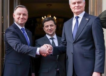 პოლონეთის, ლიეტუვისა და უკრაინის პრეზიდენტებმა ერთობლივ დეკლარაციას მოაწერეს ხელი