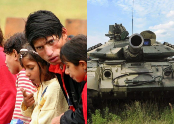 უკრაინელმა ბოშებმა რუსებს ტანკი მოპარეს