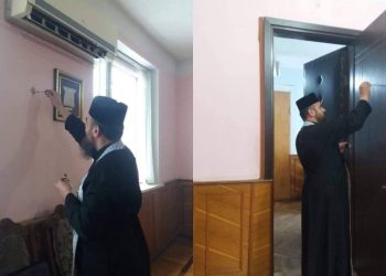 წალენჯიხის საკრებულოს სხდომათა დარბაზი და სამუშაო კაბინეტები აკურთხეს