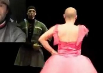 “ანსამბლი რომელიც მრავალი ერების ცეკვებს ცეკვავს, მხოლოდ საქართველოს მოექცა ესე!!!! “-ვიდეო, სადაც ჩანს, რომ „სვანურს“ მამაკაცი ვარდისფერი კაბით ცეკვავს