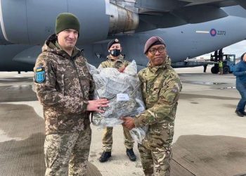 უკრაინამ აშშ-ისა და დიდი ბრიტანეთისგან სამხედრო დახმარების მორიგი პარტია მიიღო