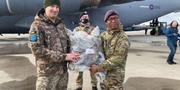 უკრაინამ აშშ-ისა და დიდი ბრიტანეთისგან სამხედრო დახმარების მორიგი პარტია მიიღო