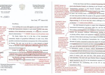 გაეროში კანადამ რუსეთს უკრაინის ჰუმანიტარული კრიზისის შესახებ წერილი შეუსწორა