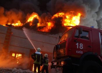 კიევის ოლქში რუსებმა საწყობი დაბომბეს