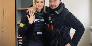 ქორწილი ომში – ჟურნალისტი ფრონტის ხაზზე დაქორწინდა