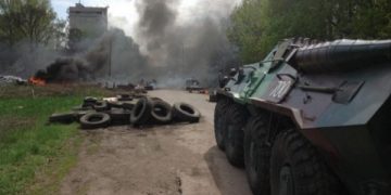 კიევის ოლქში ქართული ლეგიონის წევრებმა ოკუპანტებს ტექნიკა წაართვეს (ვიდეო)