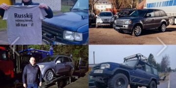 ლიეტუვას ათობით მოქალაქემ საკუთარი მაღალი გამავლობის მანქანები უკრაინის თავდაცვის ძალებს გაუგზავნა