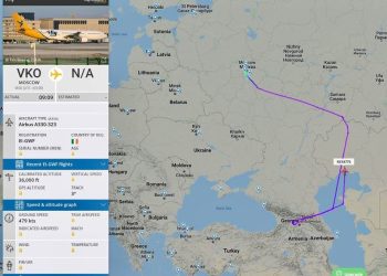 რუსული თვითმფრინავი, რომელიც სავარაუდოდ სირიაში მიფრინავდა, საქართველოს საჰაერო სივრცის შემდეგ, თურქეთმა უკან მიაბრუნა?