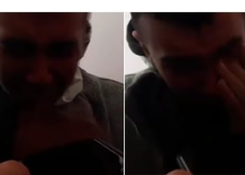 (ვიდეო) – ატირებული რუსი სამხედრო, რომელსაც უკრაინელებმა მამასთან საუბრის საშუალება მისცეს