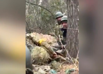 ირაკლი ოქრუაშვილი უკრაინაში რუსი ოკუპანტების შეტევის ქვეშ მოყვა (ვიდეო)