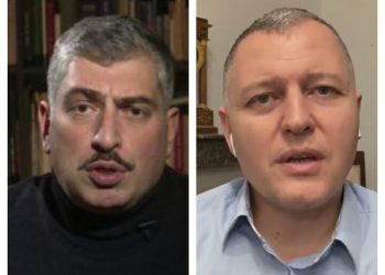 (ვიდეო) – “შენ ხარ პუტინისტი და თქვენ ხართ ფაშისტები”, “შენ ხარ დაფინანსებული…” – ერეკლე შონია და გიორგი ფხაკაძე