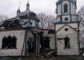 რუსებმა ვიაზოვკაში ყოვლადწმინდა ღვთისმშობლის შობის ტაძარი დაანგრიეს