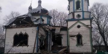 რუსებმა ვიაზოვკაში ყოვლადწმინდა ღვთისმშობლის შობის ტაძარი დაანგრიეს