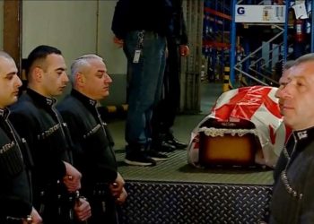 უკრაინაში დაღუპული ქართველი მებრძოლი დავით გობეჯიშვილი სამშობლოში ჩამოასვენეს