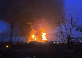 ძლიერი ხანძარი ბელგოროდში – რას ამბობს ოფიციალური კიევი