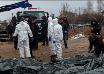 კიევის ოლქში საერთო სამარხში 200-მდე დახვრეტილი ადგილობრივის ცხედარი იპოვეს