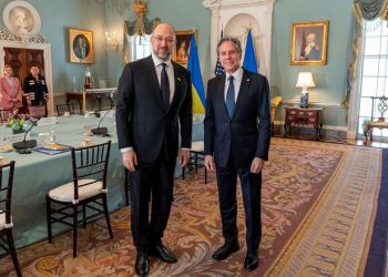 ენტონი ბლინკენი უკრაინის პრემიერ-მინისტრ მასპინძლობს – დეტალები