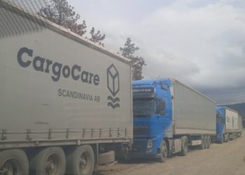გორში, გვიან ღამით რუსეთიდან სავაჭრო ტვირთი შემოვიდა