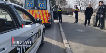 რუსთავში პატრულმა ქალი სიკვდილს გადაარჩინა [video]