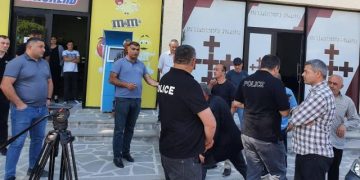 ახმეტაში „ალტ-ინფოს” ორგანიზაციის გახსნა გააპროტესტეს – აქციაზე დაპირისპირება მოხდა