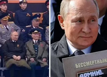 პლედი მუხლებზე და სიარულის უჩვეულო მანერა – რას წერს მედია პუტინზე,  9 მაისს საჯაროდ გამოჩენის შემდეგ? – (ვიდეო)