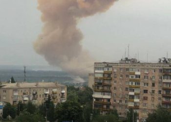 უკრაინაში აზოტმჟავის ავზი ააფეთქეს – “სოდიანი ხსნარით მოამზადეთ სახის დამცავი ნიღბები!” – გაიდაი