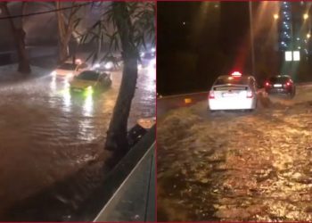 ძლიერმა წვიმამ თბილისში პრობლემები შექმნა