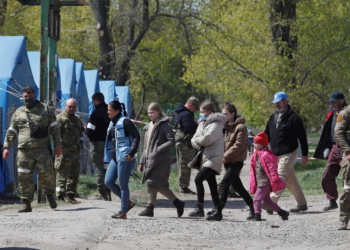 Reuters: აზოვსტალიდან 50-ზე მეტი მშვიდობიანი მოქალაქის ევაკუაცია განხორციელდა