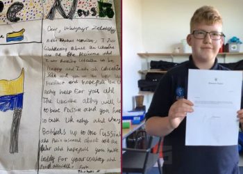 12 წლის ბრიტანელმა ბიჭმა ზელენსკის წერილი გაუგზავნა და პრეზიდენტისგან ოფიციალური პასუხი მიიღო