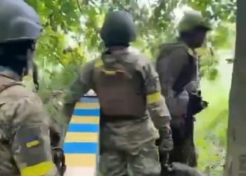 “პირველი კადრები, თუ როგორ აღმართა უკრაინის არმიამ საზღვარი რუსეთთან” – რუსლან შავაძე